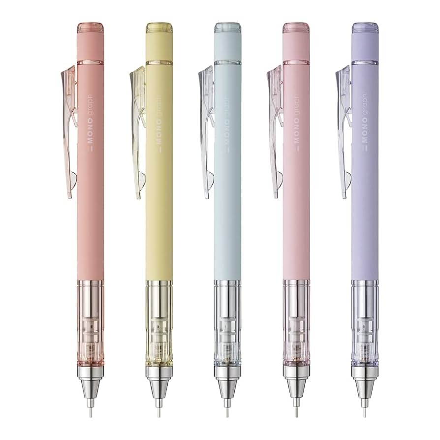 モノグラフ MONO 【限定】くすみパステルカラー　シャーペン　文房具 Amazon.co.jp: トンボ鉛筆 シャープペン MONO モノグラフ 0.3mm